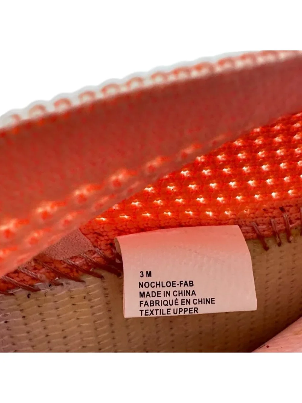 Nordstrom Peach Knit Ballet Flat US 5 UK 3 Stretch Ultra Light Breathable Bright